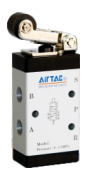M3R11006T AIRTAC MANUAL VALVES, M3 SERIES ROLLER TYPE<BR>3 WAY 2 POSITION N.C, 1/8" NPT PORTS